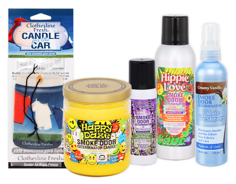 Smoke odor candle